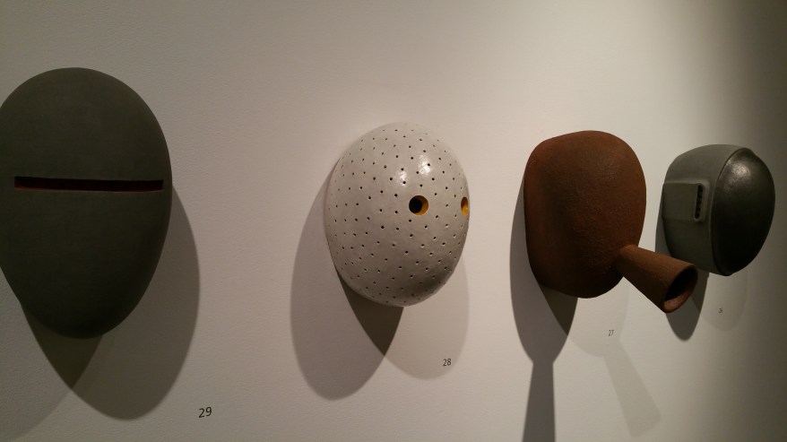 Image: Mask #1, #6, #5 & #8, Pat Lay